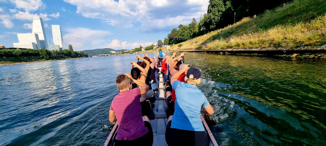 Training vom 23.07.2025 beim beim Drachenbootclub beider Basel