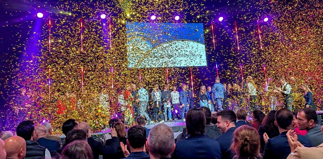 Basler Sportchampions mit Iris Huber, Sabine Eichenberger und Uwe Müller