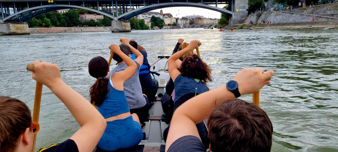 Training vom 23.07.2025 beim beim Drachenbootclub beider Basel